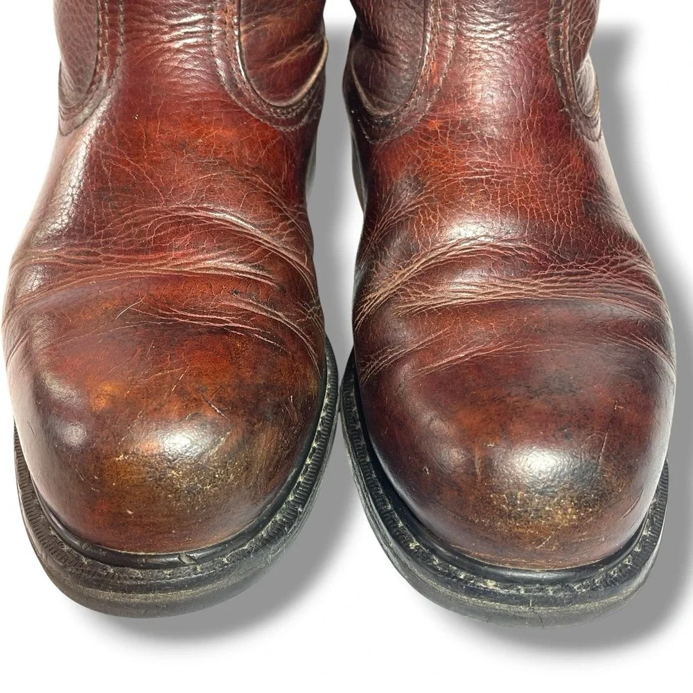Red Wing Men's Leather  Boots  Style No. 5763 EH Sz. 11.5 M Worn In -Solid Boots